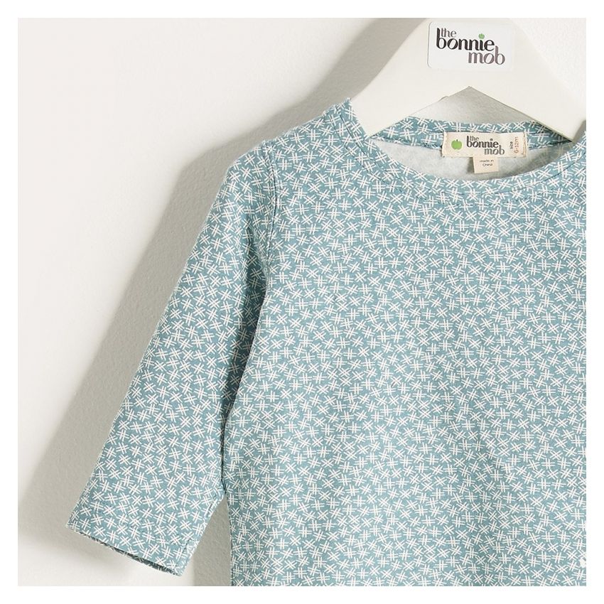 Bonniemob - Shirt Hash Tag blau