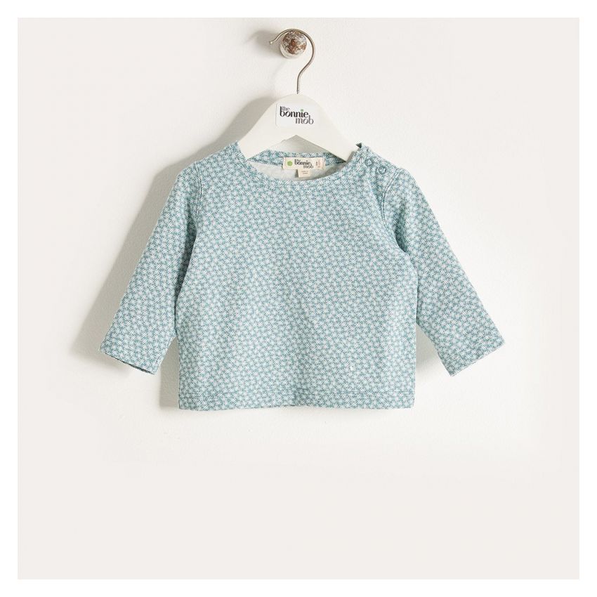 Bonniemob - Shirt Hash Tag blau