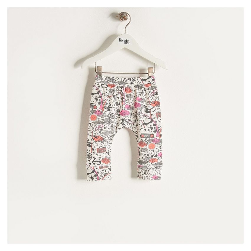 Bonniemob - Leggings Panda Print pink