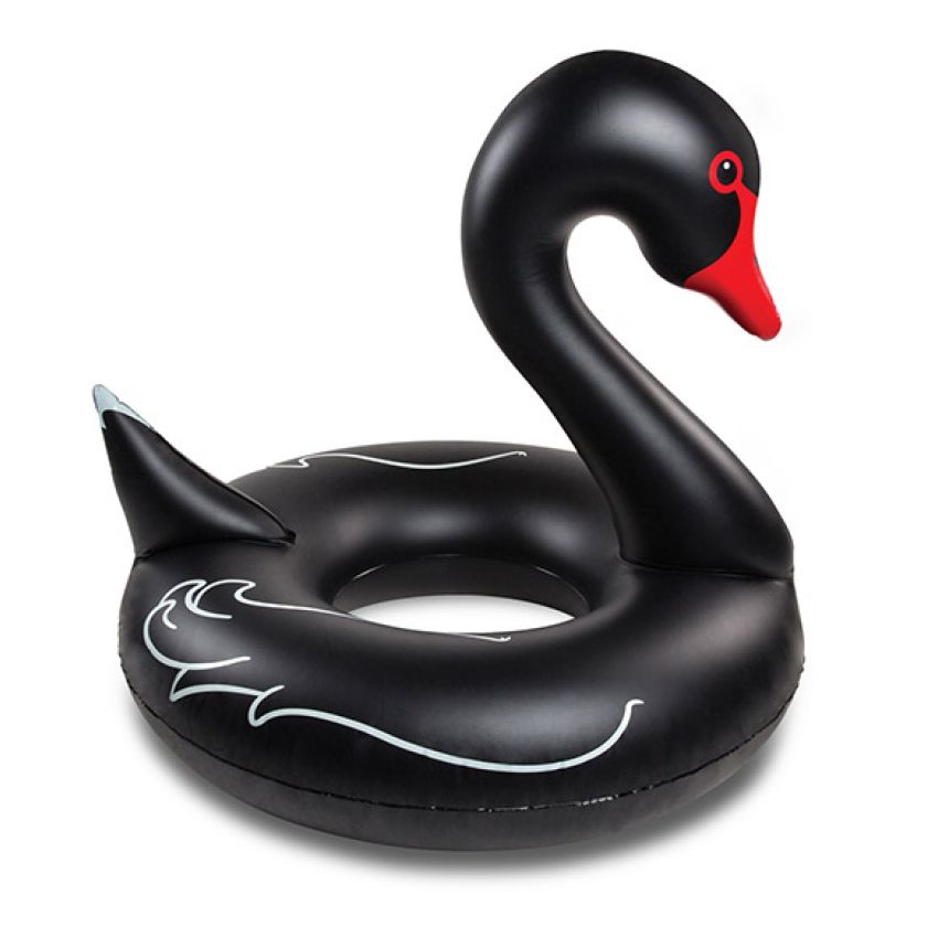 BigMouth - Schwimmring schwarzer Schwan