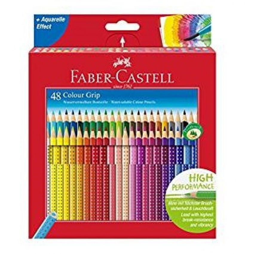 Faber-Castell - Buntstift Colour Grip 48er Set Kartonetui