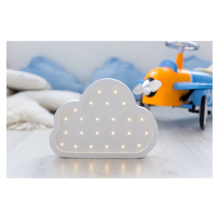 HappyMoon - LED Nachtlampe Wolke weiss