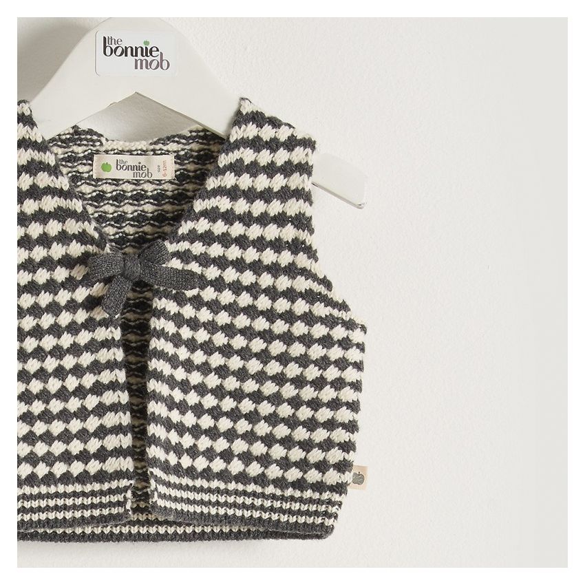 Bonniemob - Strick- Gilet Chunky monochrome