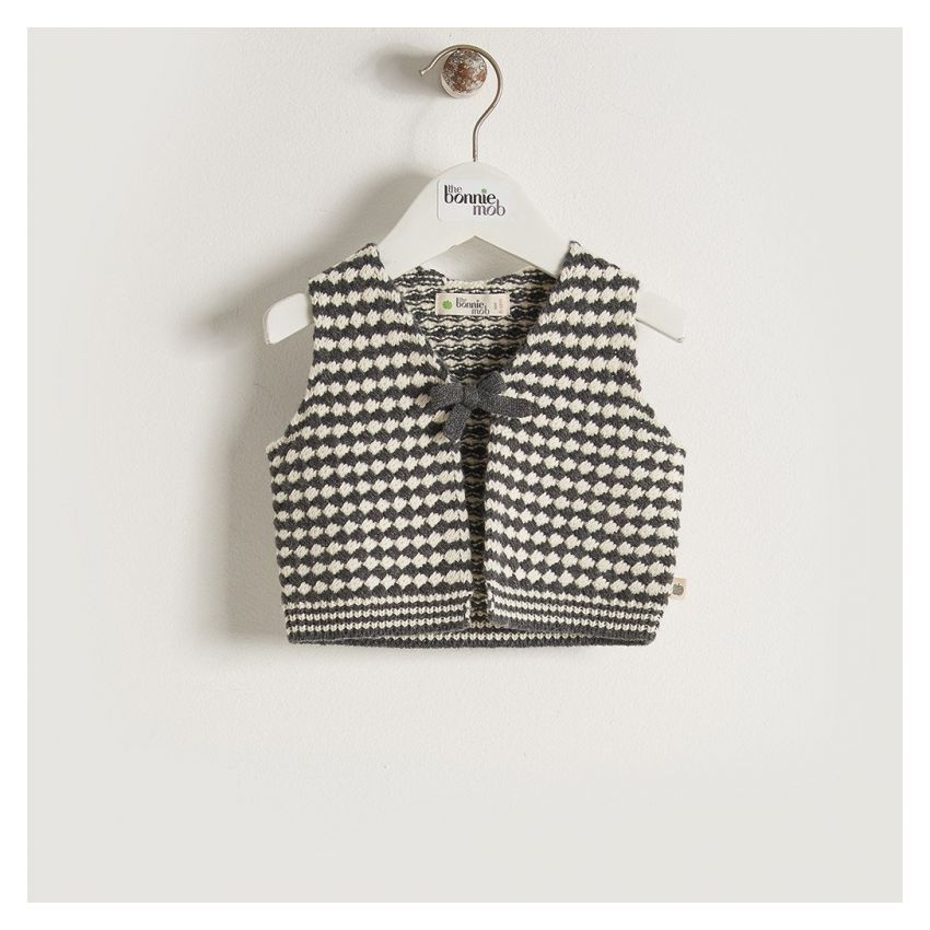 Bonniemob - Strick- Gilet Chunky monochrome
