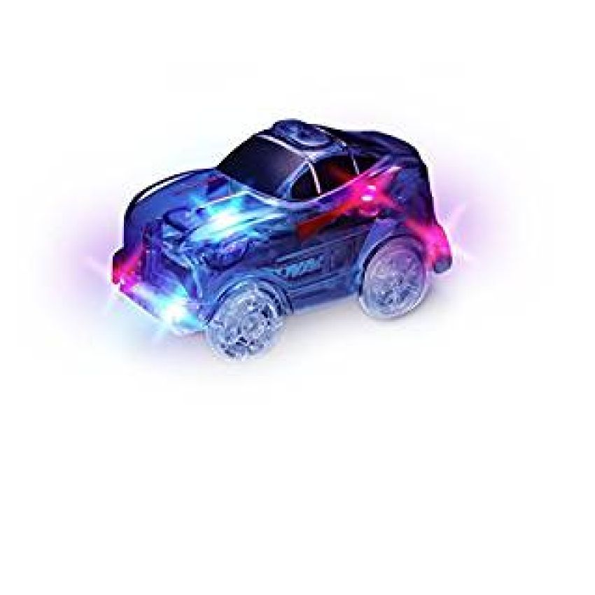 Magic Tracks Rennwagen Blau mit 5 LEDs