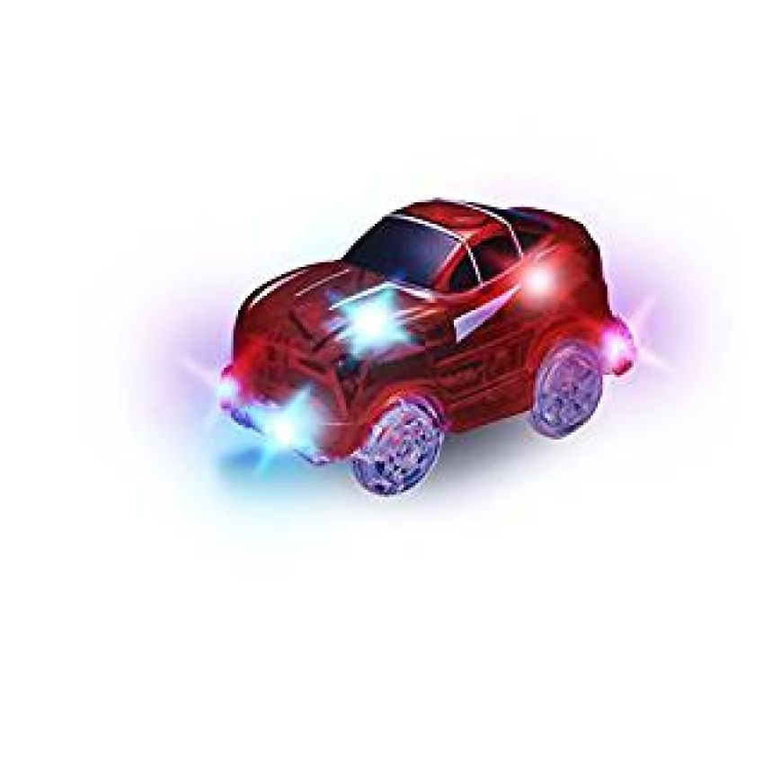 Magic Tracks Rennwagen Rot mit 5 LEDs