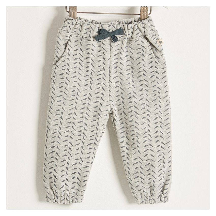 Bonniemob - Hosen Odin Bambus Print grau