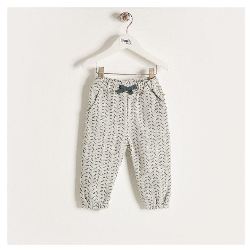 Bonniemob - Hosen Odin Bambus Print grau