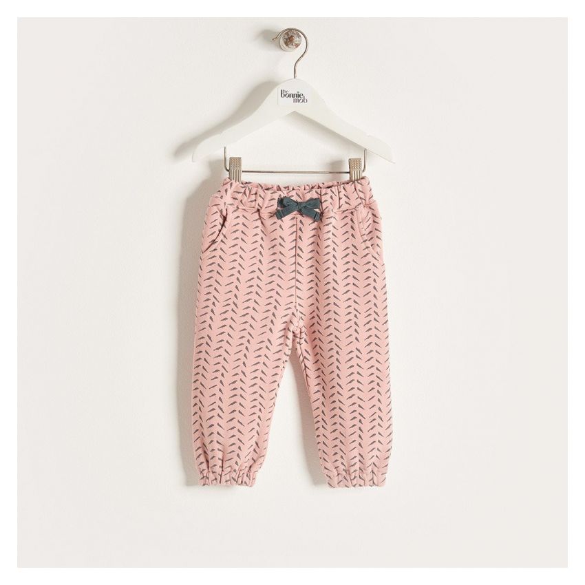 Bonniemob - Hosen Odin Bambus Print rosa