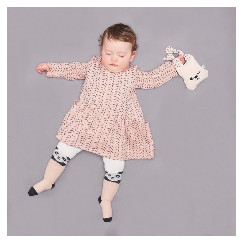 Bonniemob - Kleid Orla Bambus Print rosa