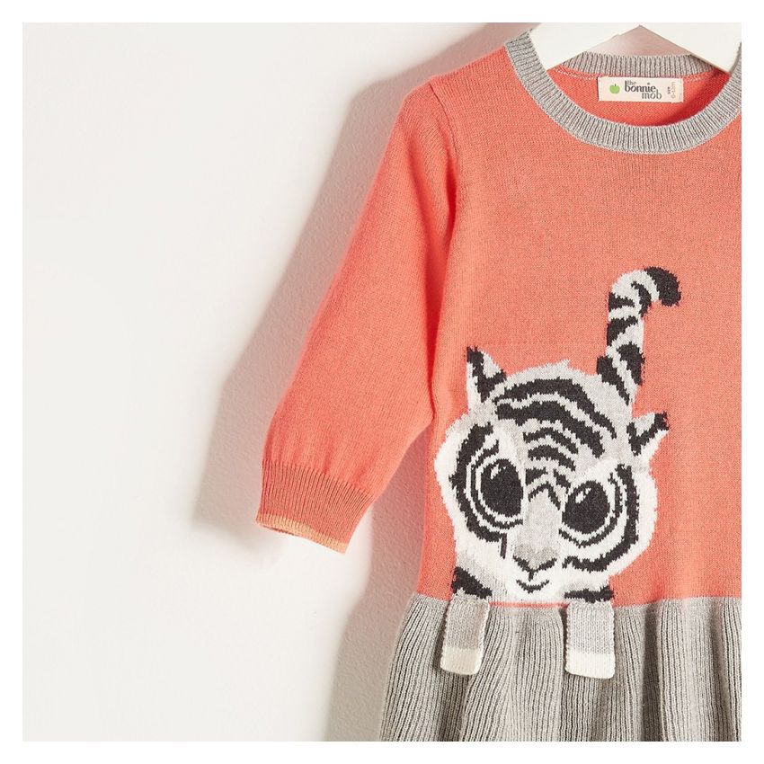 Bonniemob - Strickkleid Riki Tiger sorbet Kaschmir