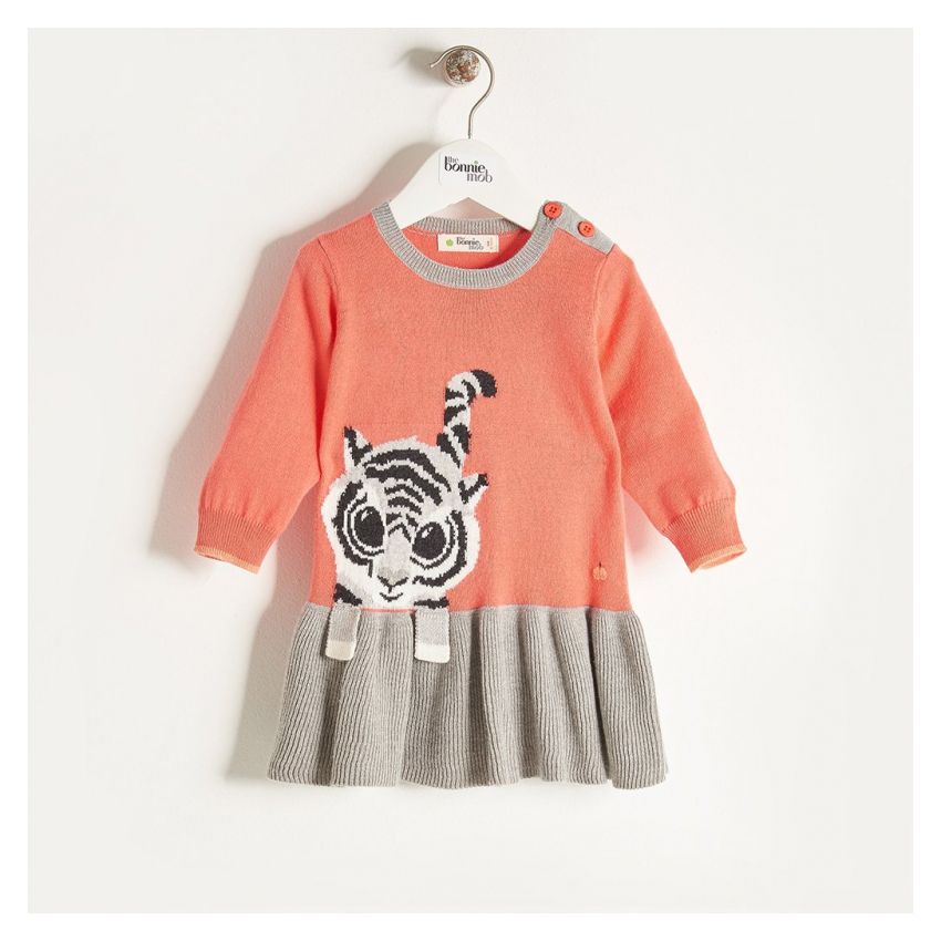 Bonniemob - Strickkleid Riki Tiger sorbet Kaschmir