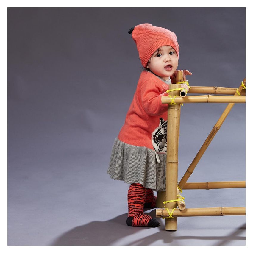 Bonniemob - Strickkleid Riki Tiger sorbet Kaschmir