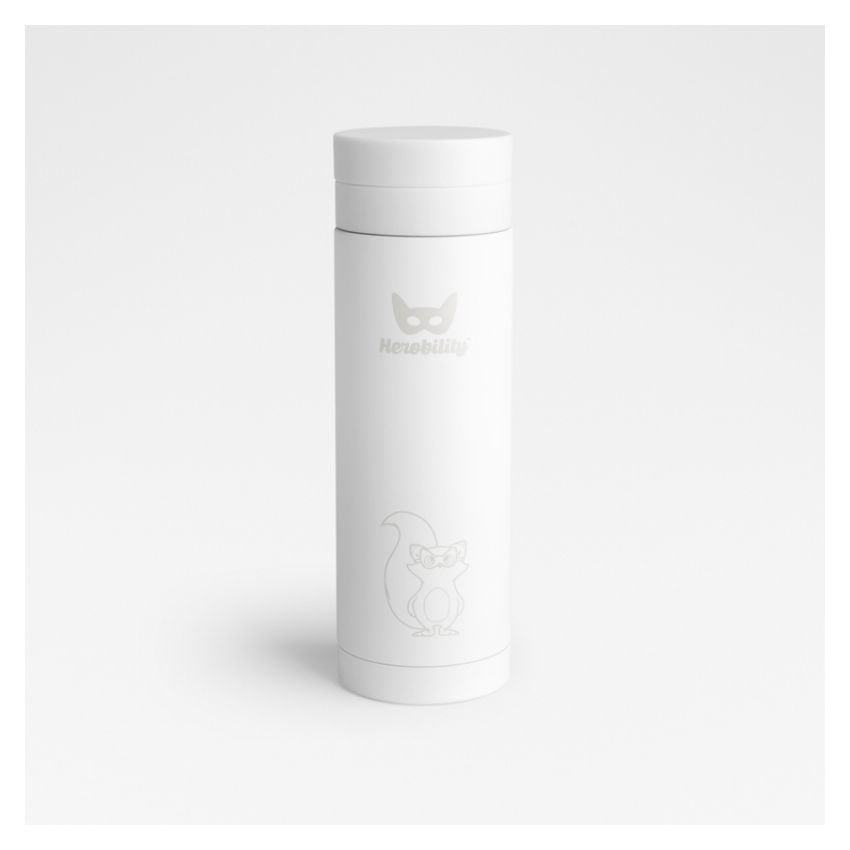 Herobility - Thermoflasche weiss