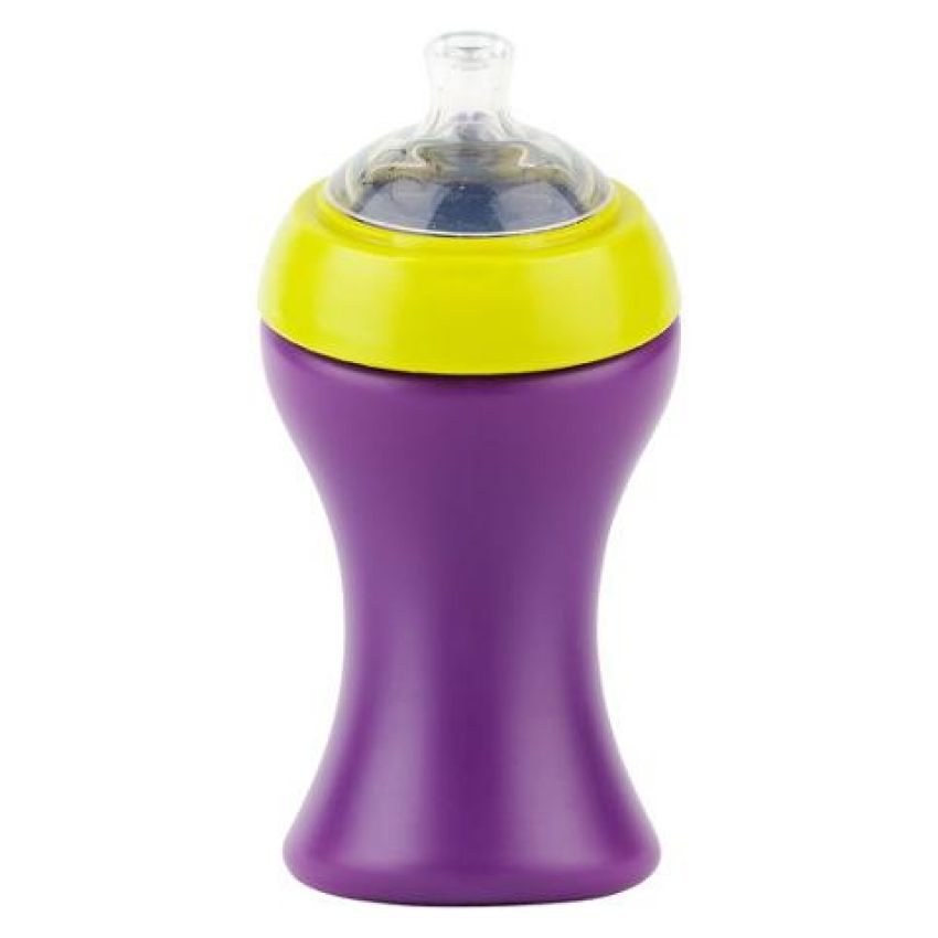 Boon - Swig Trinklernflasche lila/kiwi gross