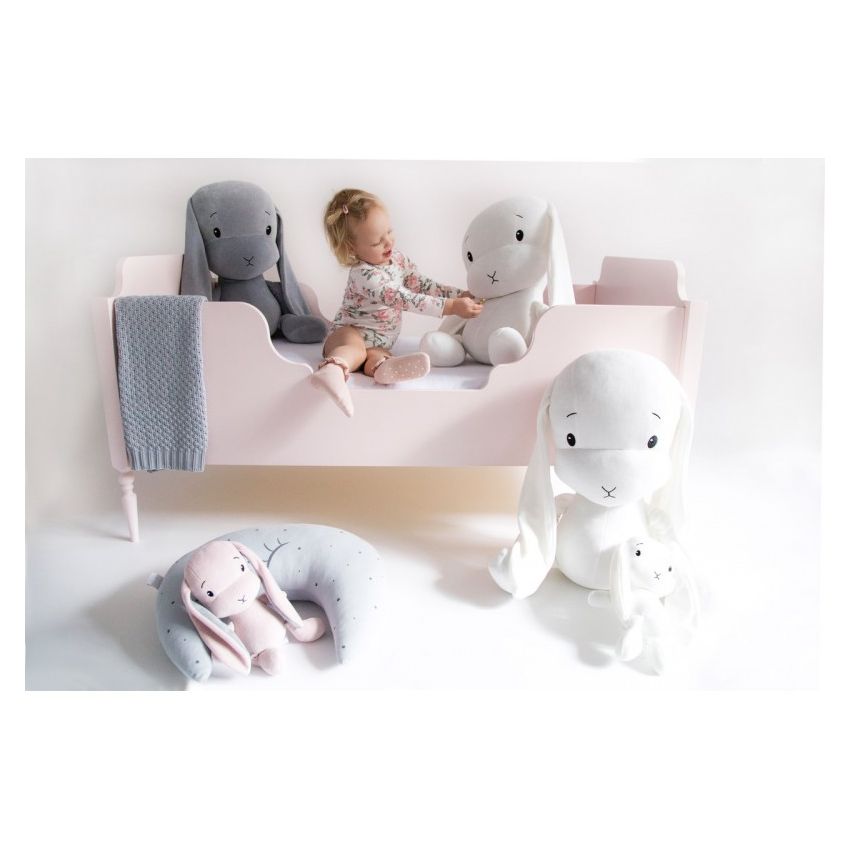 Effiki - Bunny grau mit Ohren Dots S