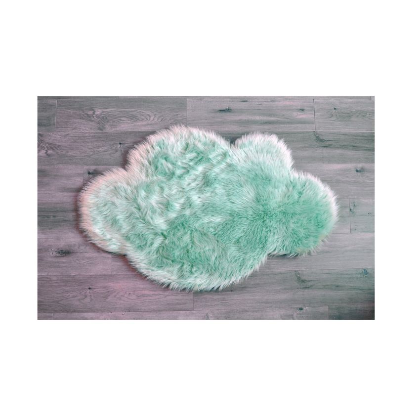 Kroma Carpets - Kunstlammfell Wolke mint