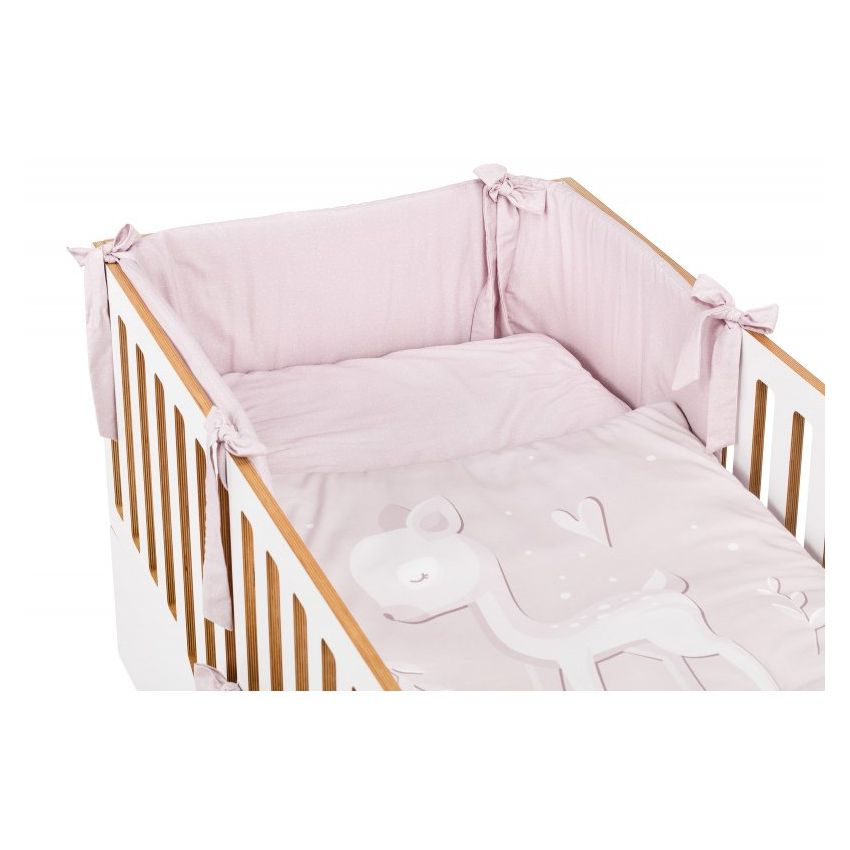 Effiki - Bettumrandung Dots dusty pink Malgosia