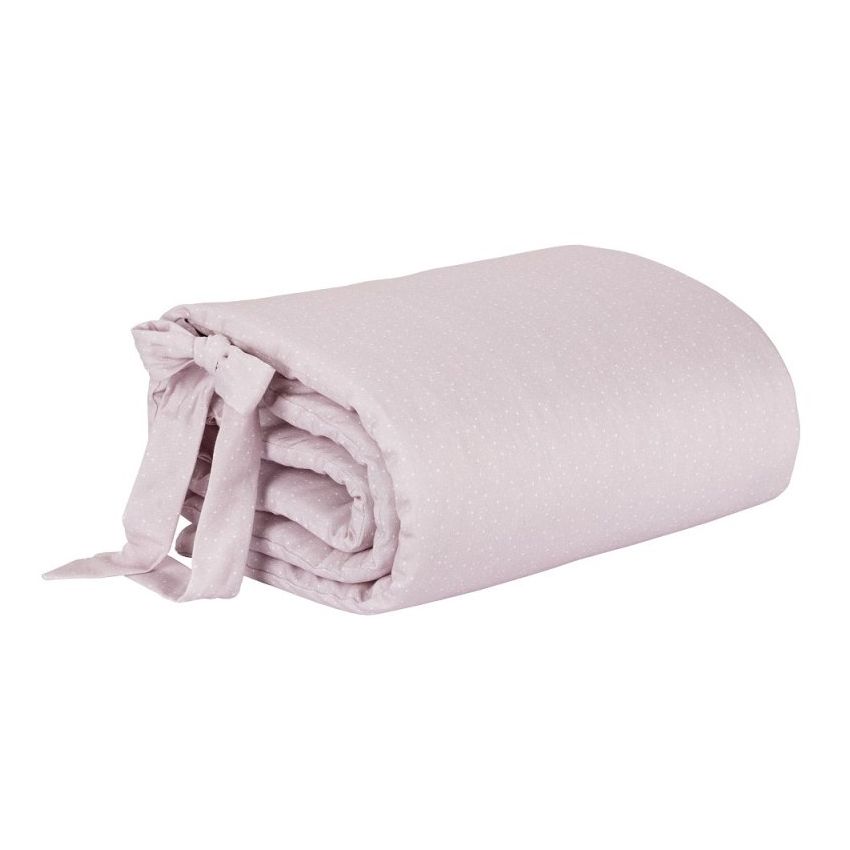 Effiki - Bettumrandung Dots dusty pink Malgosia