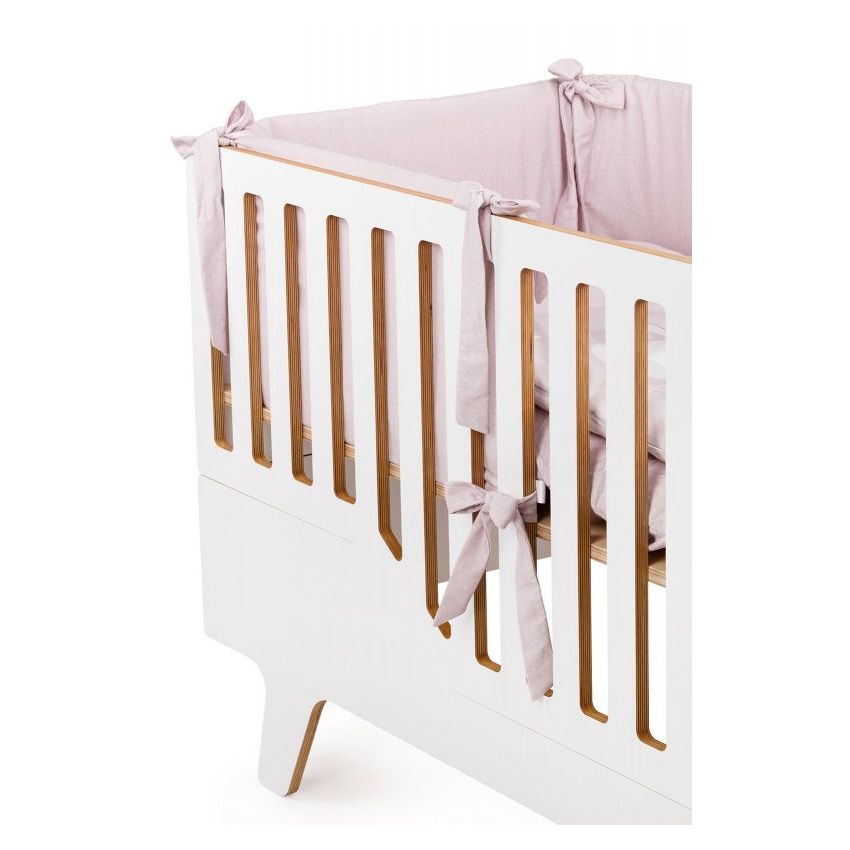 Effiki - Bettumrandung Dots dusty pink Malgosia