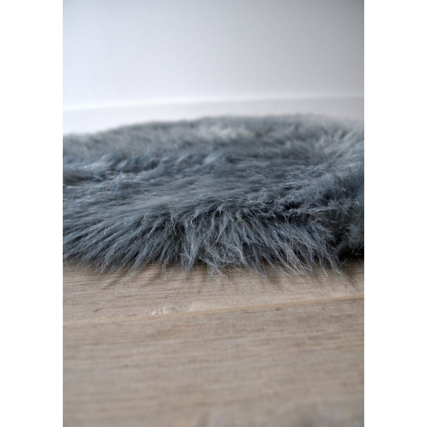 Kroma Carpets - Kunstlammfell Wolke grau