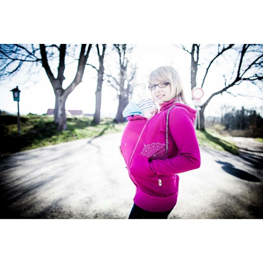 Angel wings 062 -  Hoodie Pink Tragejacke