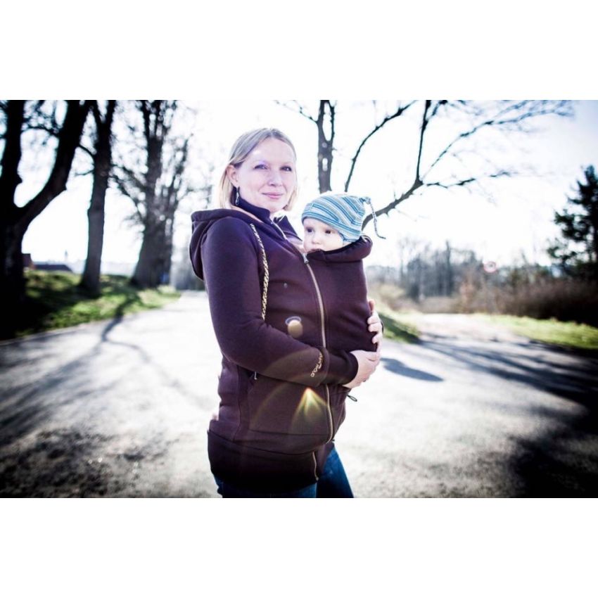 Angel wings 063 -  Hoodie braun