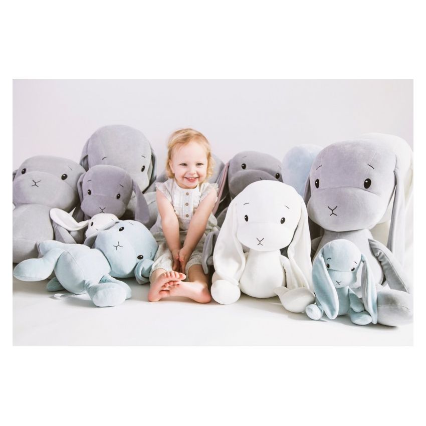 Effiki - Bunny blau M mit grauen Ohren