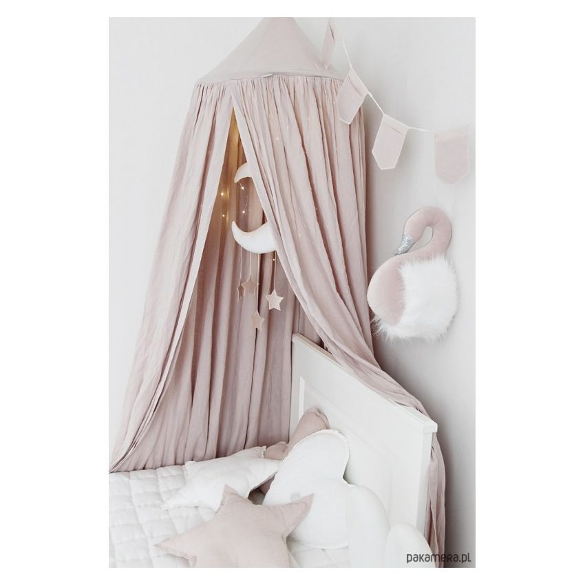 Cotton & Sweets - Wanddeko Schwan Pink mit weissen Federn