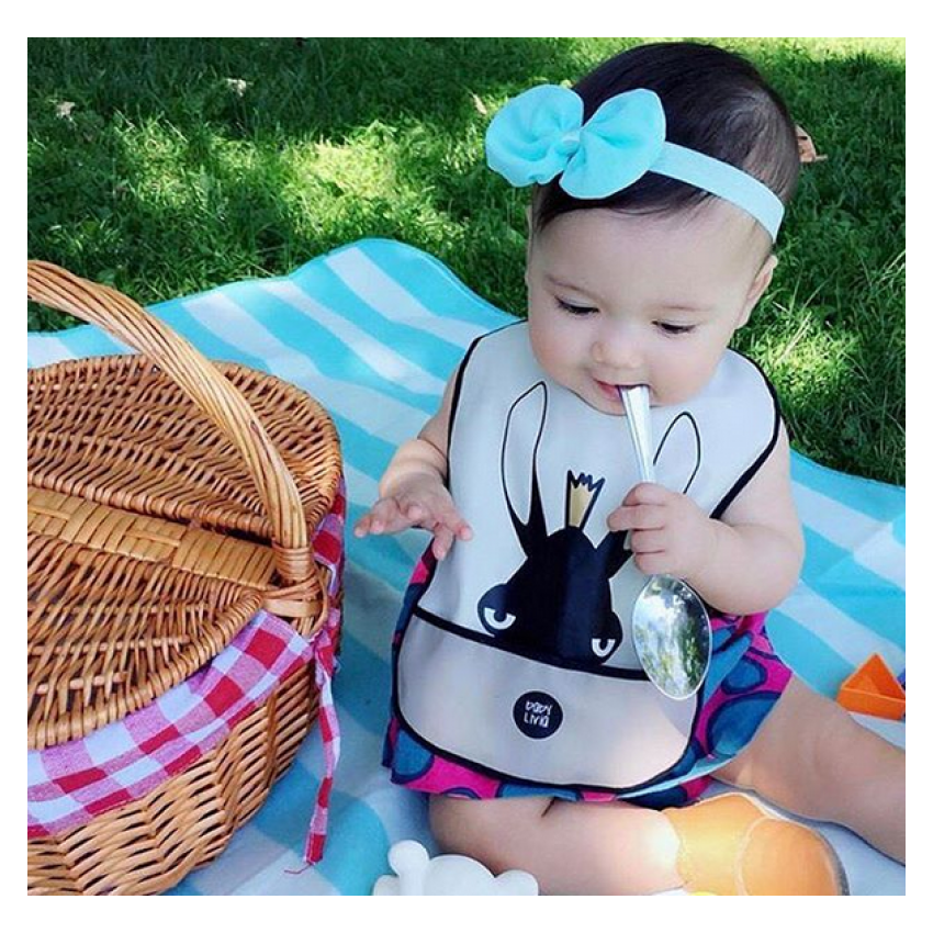 Baby Livia - Lätzchen Elvis the Moose beige