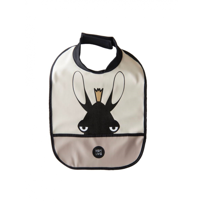 Baby Livia - Lätzchen Elvis the Moose beige