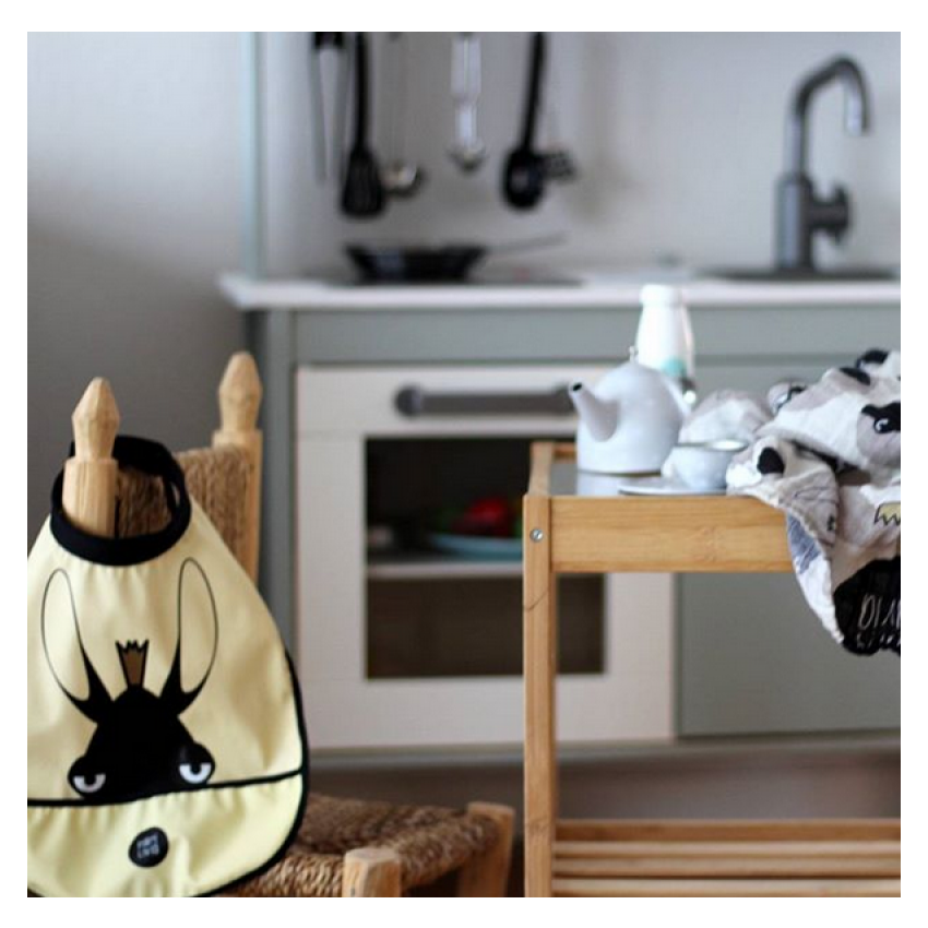 Baby Livia - Lätzchen Elvis the Moose gelb