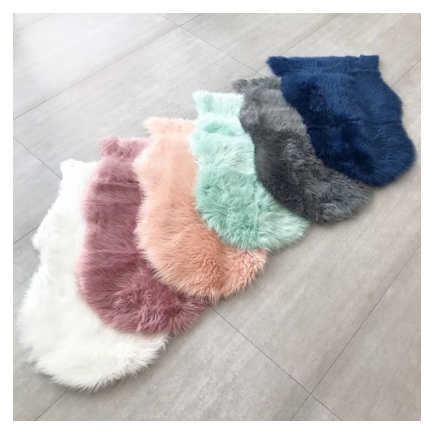 Kroma Carpets - Kunstlammfell Pelt pfirsich