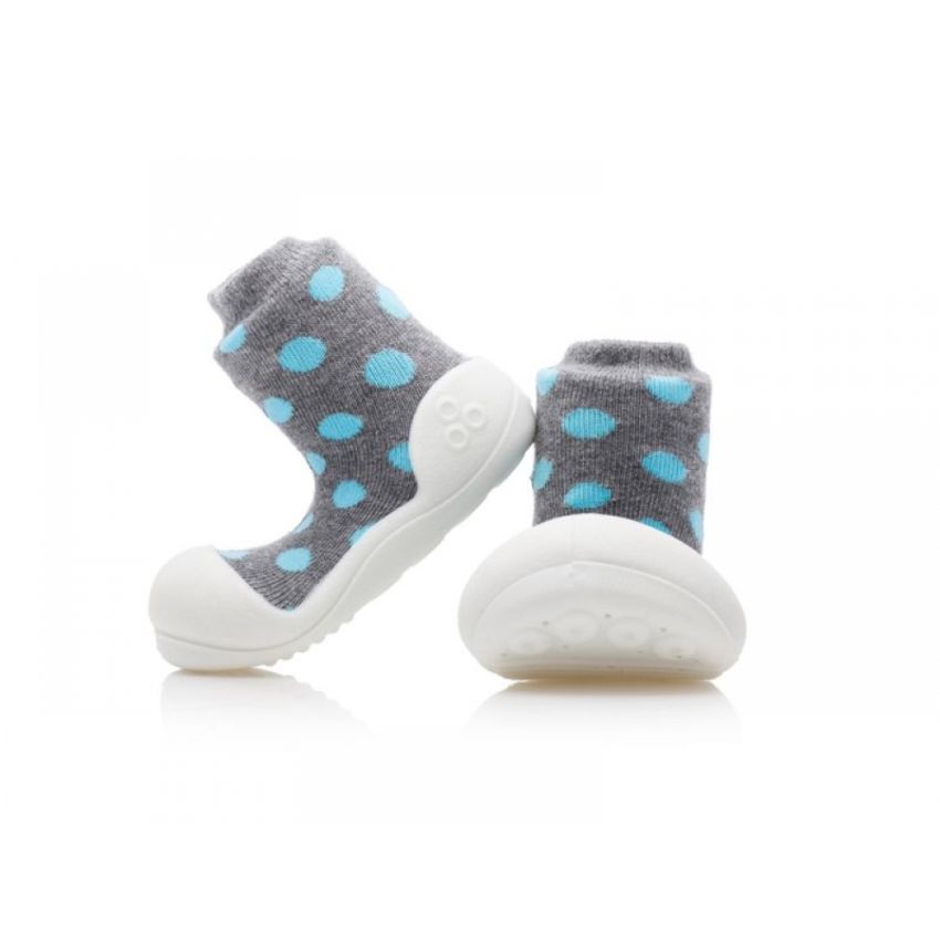 Attipas 11 -  Polka Grau Türkis