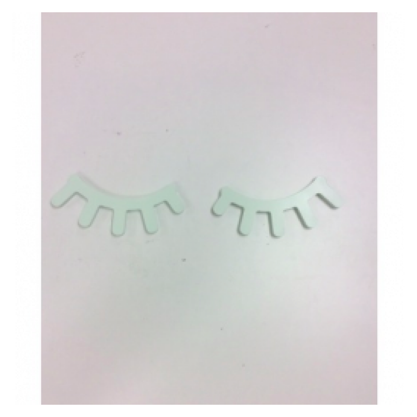 Pixistuff - Holz-Wimpern mint grün