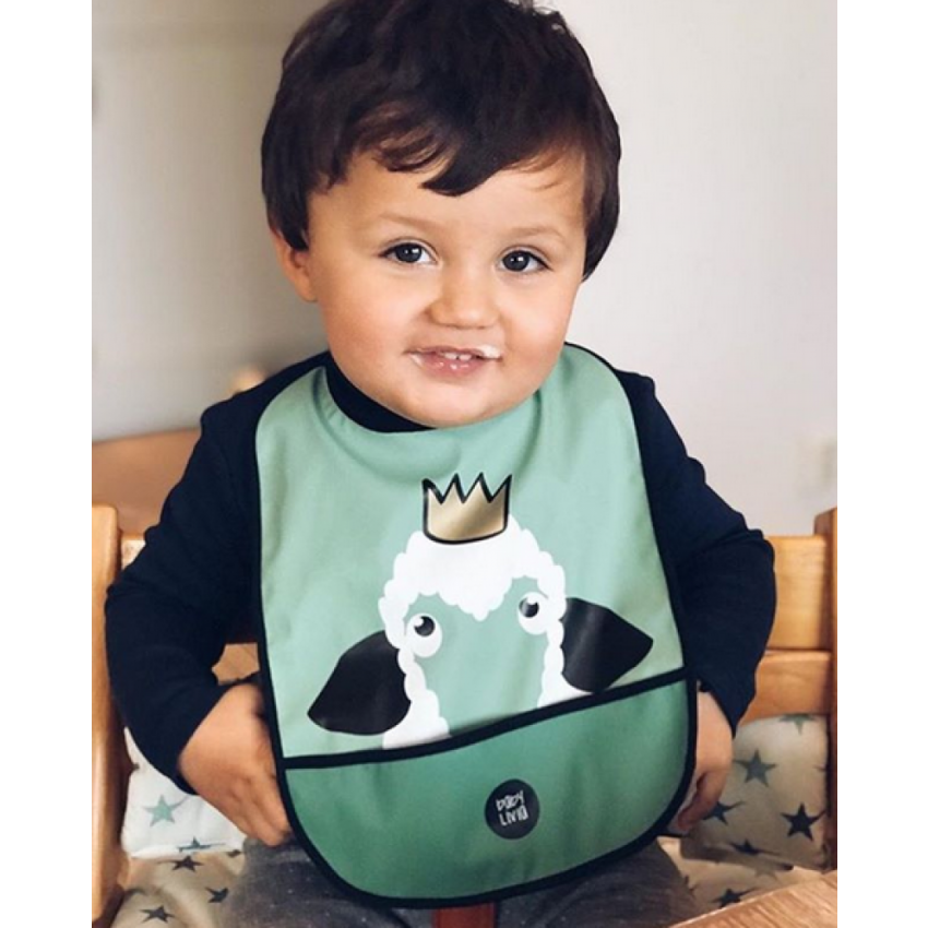 Baby Livia - Lätzchen Sonja the Sheep grün