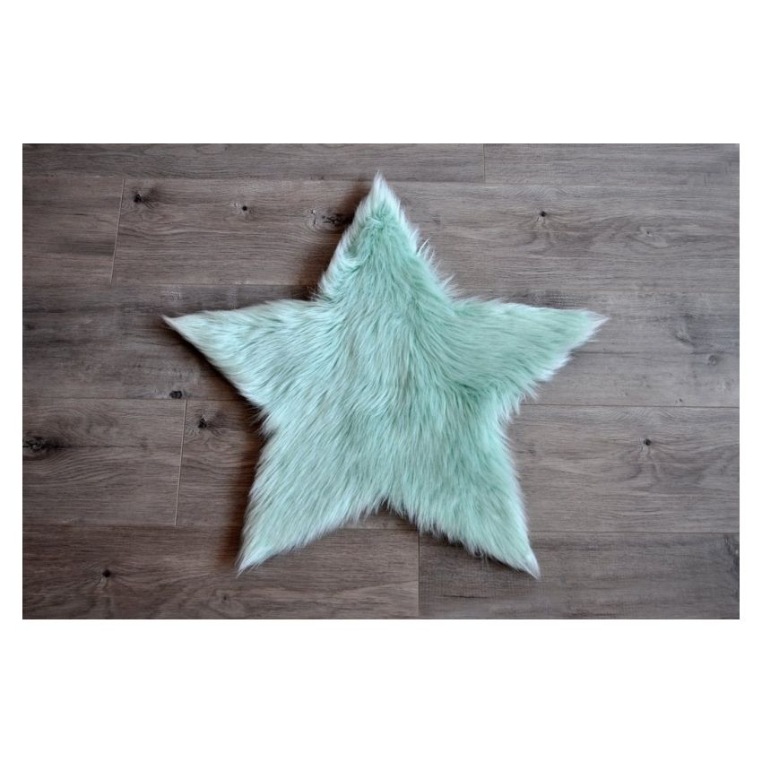 Kroma Carpets - Kunstlammfell Stern mint