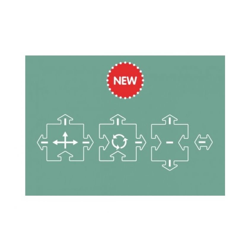 Waytoplay - Kreuzungen positiv / negativ Erweiterungsset 4teilig