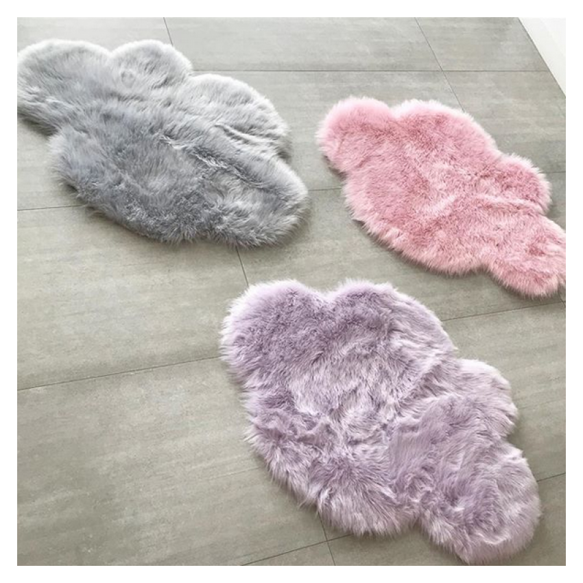 Kroma Carpets - Kunstlammfell Wolke Zuckerwatte