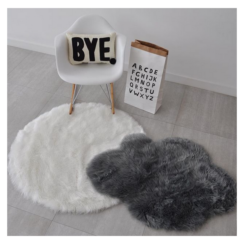 Kroma Carpets - Kunstlammfell Wolke Zuckerwatte