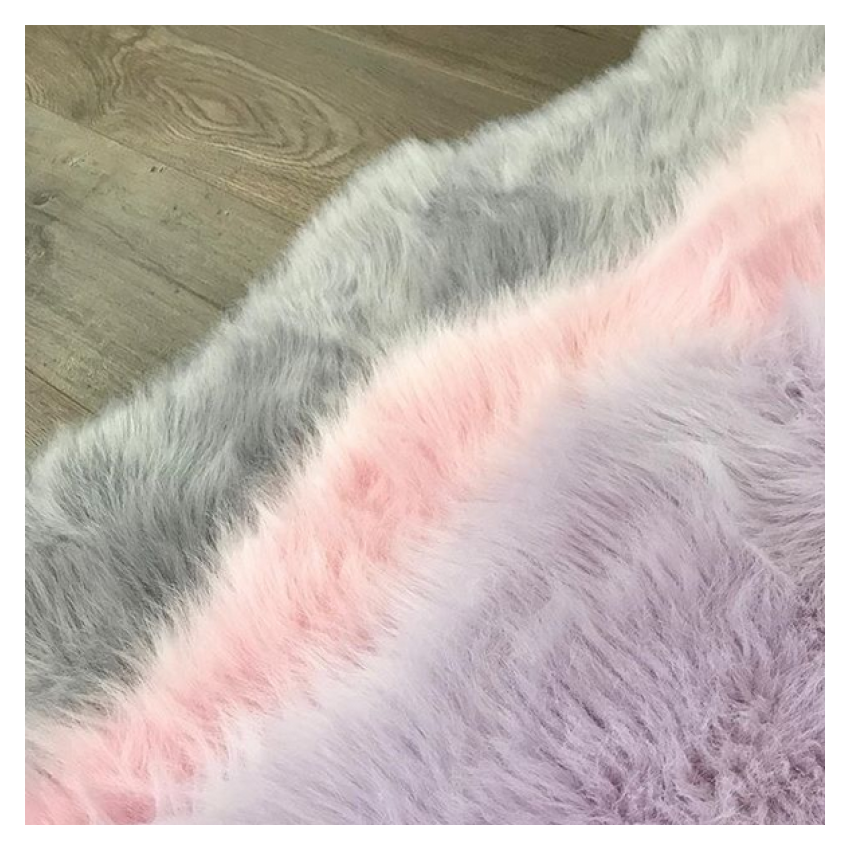 Kroma Carpets - Kunstlammfell Pelt Zuckerwatte