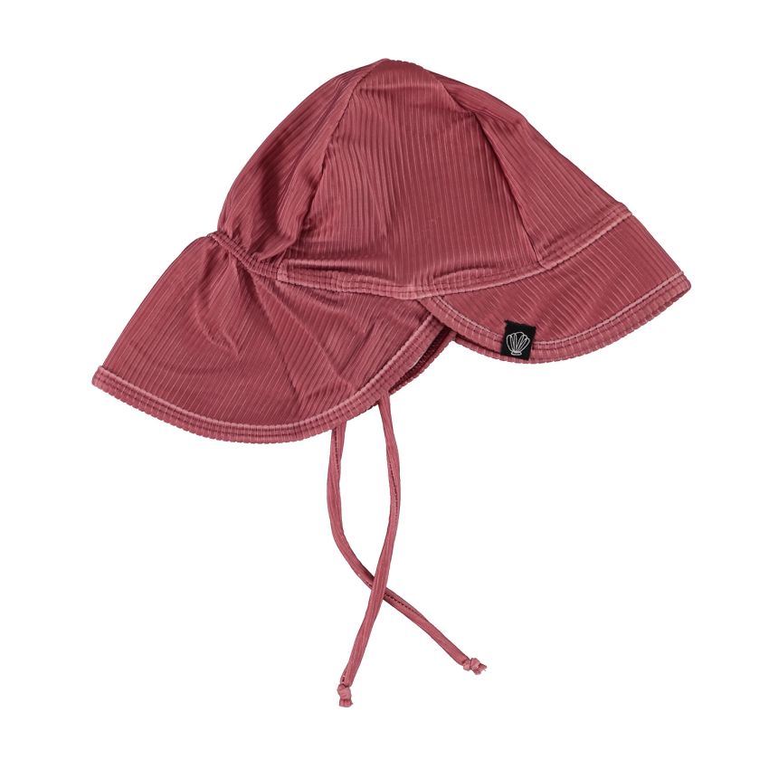 Beach & Bandits - UV Sonnenhut Ribbed Garnet Bordeaux