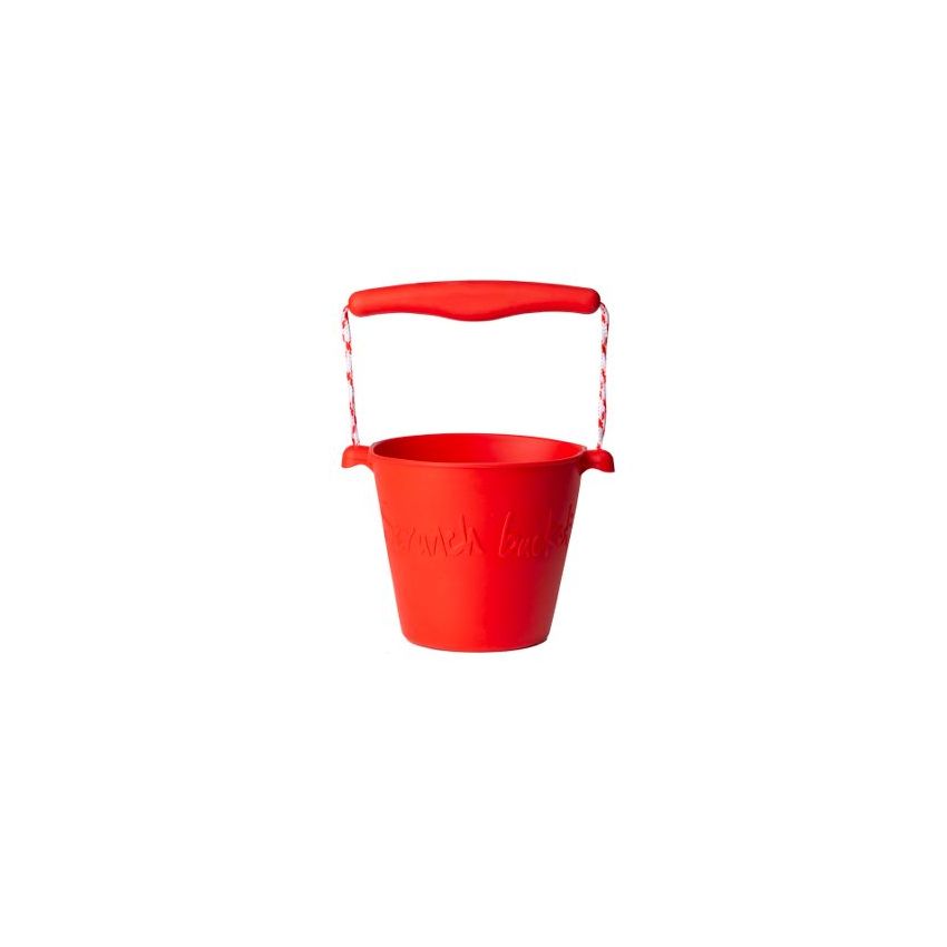 Scrunch - Bucket Faltbarer Eimer Rot