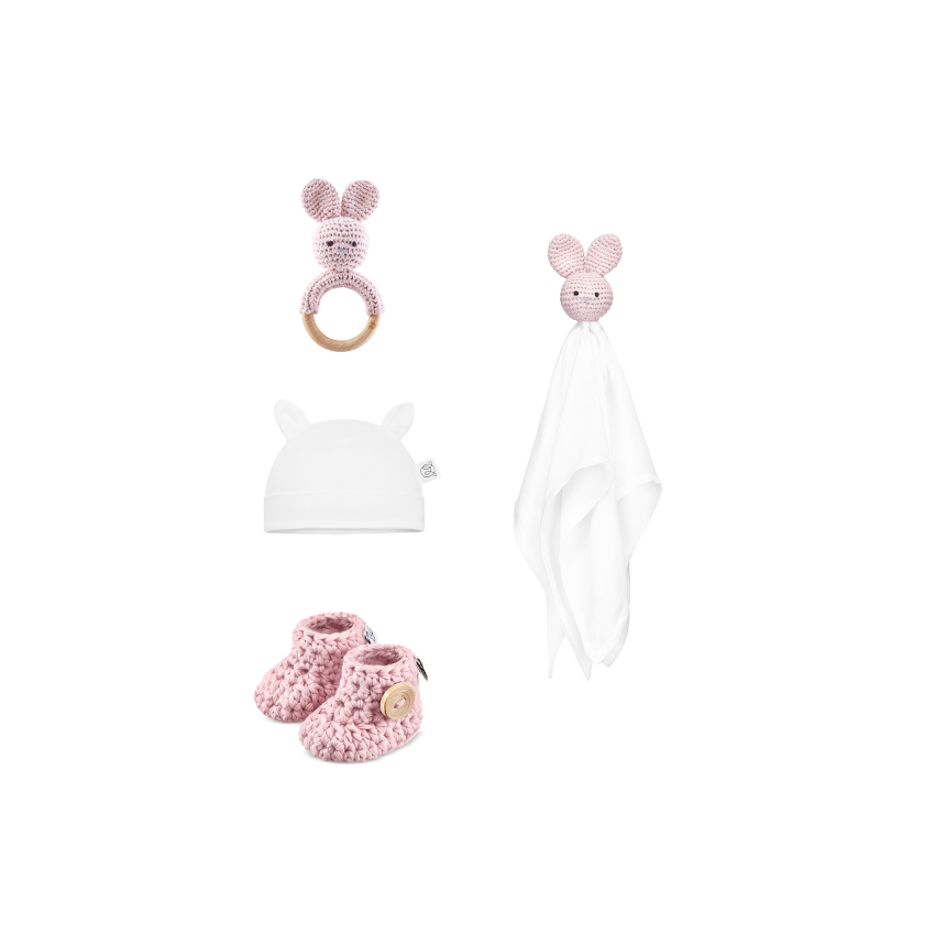 Maylily - Holz Geschenkbox gross Bunny Dusty Pink