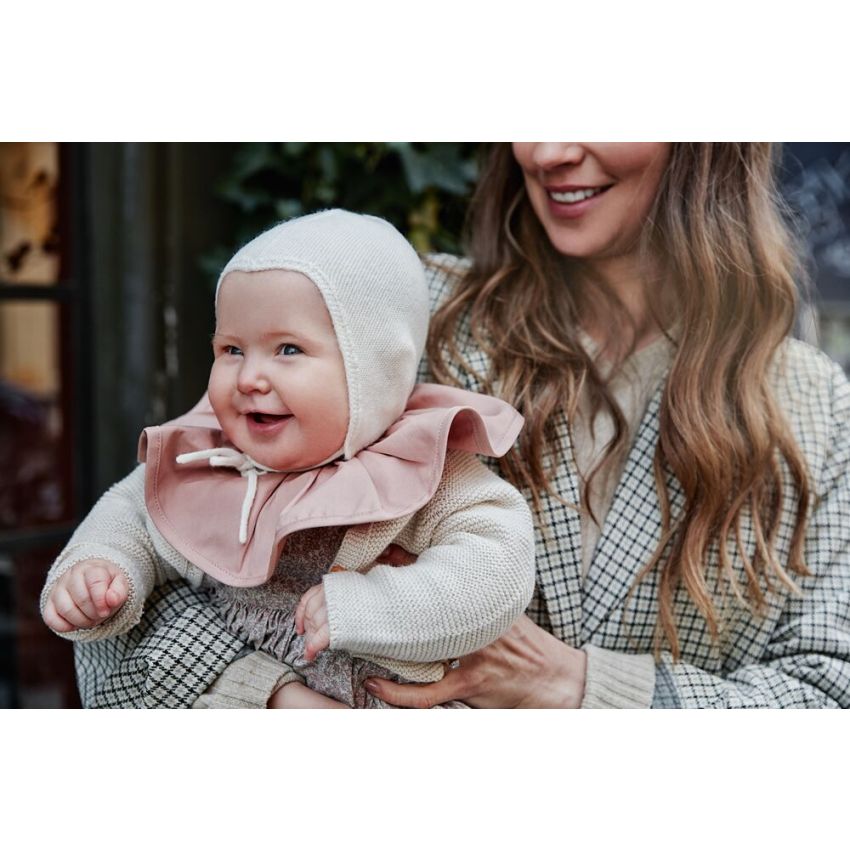 Elodie - Strickmütze Vintage Vanilla White