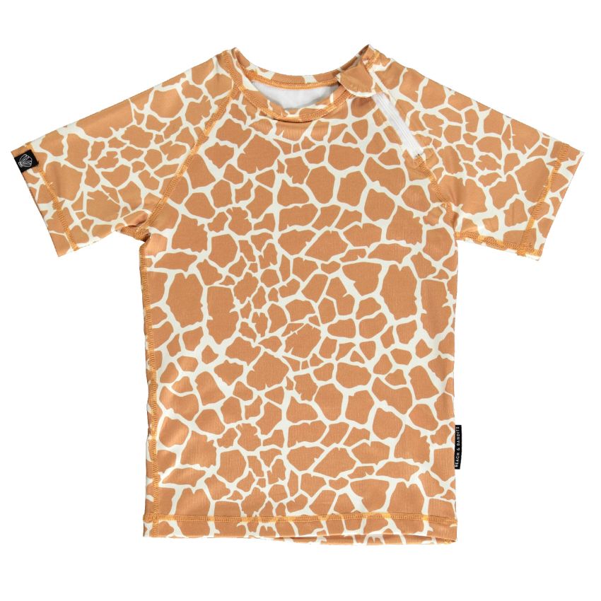 Beach & Bandits - UV Badeshirt Giraffe Orange