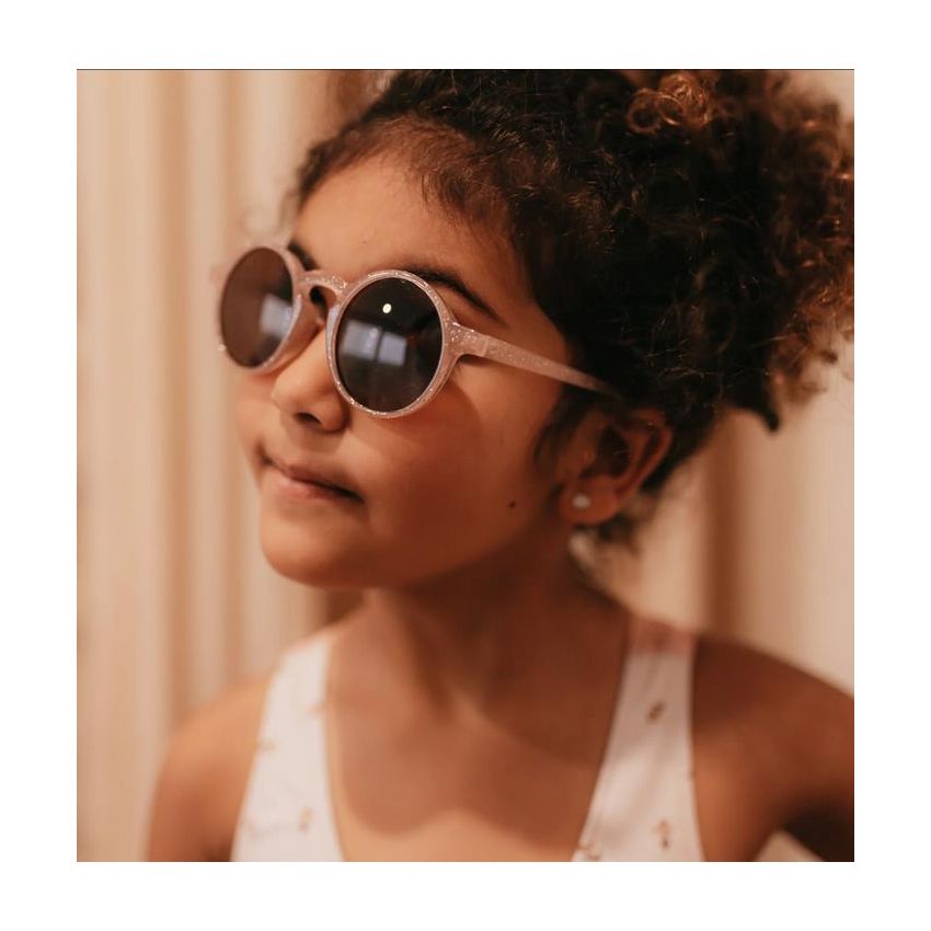 Mrs Ertha - Sonnenbrille Glitzer Blush