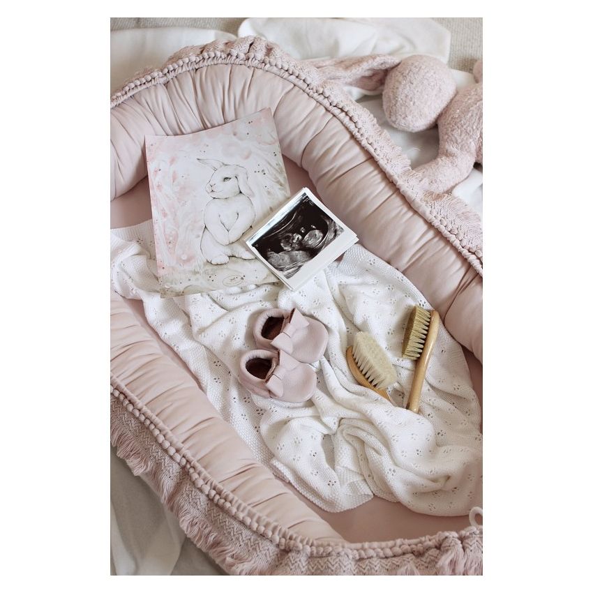Cotton & Sweets - Babynest Boho Puderrosa