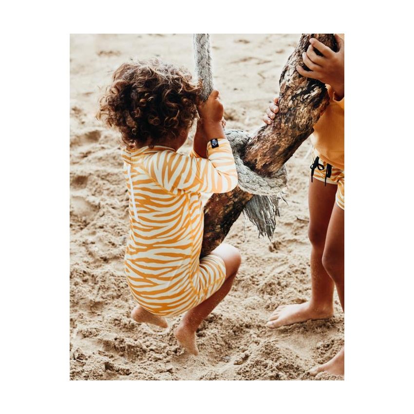 Beach & Bandits - UV Badeoverall Baby Golden Tiger
