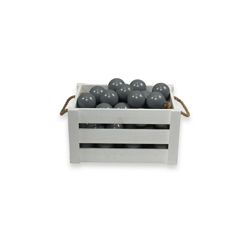 MeowBaby - Bälle Set 50 Stück grau